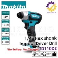 Makita TD110DZ (Bare-Unit), 12V Cordless Impact Driver 110Nm