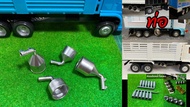 ท่อหม้อก๋วยเตี๋ยว โมเดลท่อรถบรรทุกจิ๋ว ท่อแต่งรถสิบล้อจำ engineering truck toy แต่งรถของเล่น 1/24 ท่อหม่ำโมเดล