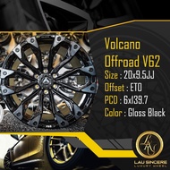 Volcano Offroad V62 20x9.5JJ 6x139.7 Gloss Black