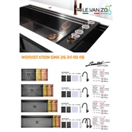 LEVANZO Kitchen Sink Nano Workstation Series