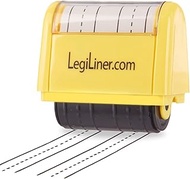 LEGILINER- 1/2" Double Stack Dashed Handwriting Lines, Rolling, self-Inking Stamp. Handwriting Pract