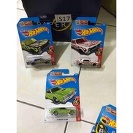 Mattel Hotwheels 69 Mercury Cyclone Pontiac GTO Pontiac GTO HW Flames set of 3 (S17)