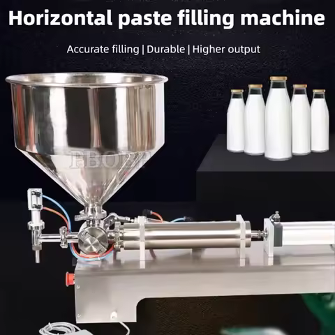 PBOBP Factory Price Semi-Automatic High-Accuracy Mechanical Driven Sauce Oil Tomato Paste Honey Fill