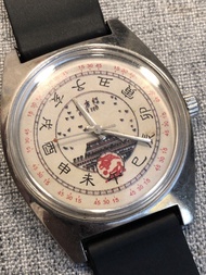 上海「友誼」系列復古機械錶搭載經典的 7120 統機手錶機芯）錶徑35mm。其設計融合了濃郁的中國傳統文化與時代特色
