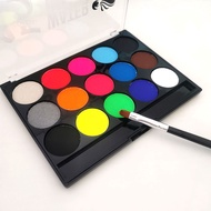 Water-Soluble Face Painting 15 Color/Set Body Painting Pigment Makeup Paint Oil Face Makeup Flash To