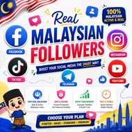 Real Malaysian Follower Fb/ Ig/ TT/ TLG/YT  Follower