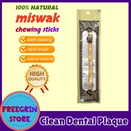 【Siwak⚡】1Pcs Miswak Organic Miswak Dental Stick | Natural Teeth Whitener, Plaque Remover & Gum Care 