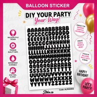 [Balloon Sticker] Alphabet Series / Siri Abjad / Font Series