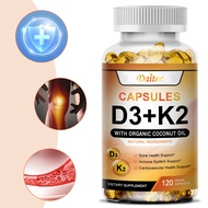 Daitea Vitamin D3 K2 5000IU Immune Support Supplement - Daily Supplement