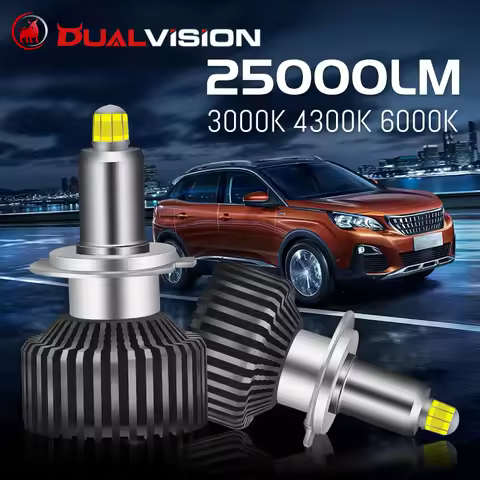 9012 LED Headlight 25000LM 360 LED H7 3000K 4300K H1 D1S HIR2 D3S D2S D4S H11 H8 H9 9005 9006 HB3 HB