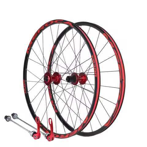 MTB Bike Wheelset 26 27.5 Inch 6-Bolt Disc Brake Wheels QR Hub 120 Clicks Aluminum Alloy Tubeless Re