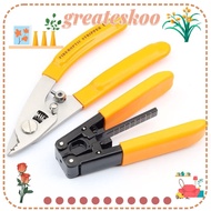 GREATESKOO Wire Stripper Set, Orange Stainless Steel Cable Pliers, Universal Crimping Tool Cable