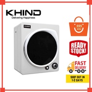 Khind Washer Dryer Cloth Dryer Vented Dryer Mesin Pengering Pakaian Baju CD-619 I mesin basuh❤️