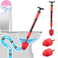 Toilet Plunger One Piece Drain Plunger Efficient Pipe Unblocker Comfortable Grip for Kitchen SHOPCYC