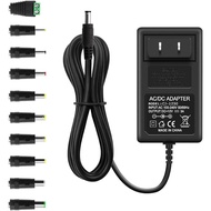 12V 3A Power Supply Adapter 36W Charger AC100-240V to DC 12Volt 3amp Power Cord 12V 2.5A 2A 1.5A 1A 