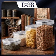 DCR 4pcs per set Bekas Makanan Kedap Udara 0.52L–2L | Airtight Storage Container BPA Free