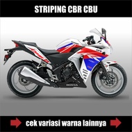 Striping Cbr 250R Cbu / Honda Cbr 250Rr Cbu Thailand Motorcycle Sticker / Decal Sticker Cbr 250 Rr C