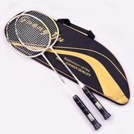 【TikTok】4UOffensive Badminton Racket Durable Training Set Badminton Racket Full Carbon Badminton Racket2Support
