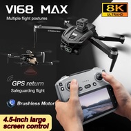 【 3KM 28 minute】NEW V168 MAX GPS Drone Professional 8K Aerial Avoiding Obstacle With Large Screen Re
