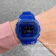 G-Shock DW-5600SB-2DR DW-5600SB-2 DW-5600SB DW-5600 DW5600 DW5600SB Jelly Biru Blue Transparent