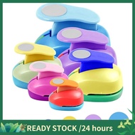 Paper Crafts Circle Punches - 6 Sizes of Circle Cutters, Including 3-Inch Circle Punches, in Random 