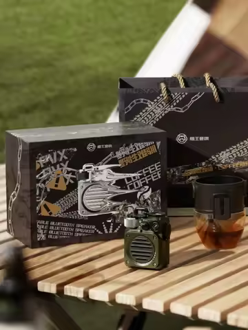 MUZEN Wild Wireless Bluetooth Speaker Green Outdoor Camping Coffee Set Portable Smart Metal Mini Mec