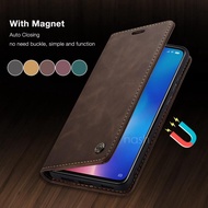 Xiaomi Mi 11 11T Pro Lite 4G 5G 11Lite 11i 11X Pro XiaoMi 10T Pro 10T Lite Xiaomi Poco F3 M3Pro  Caseme Flip Leather Case Auto Closing Magnetic Wallet Cover Casing