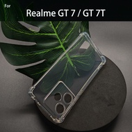 Realme 14X Realme 14 Realme 14T Realme 14 Pro Realme GT 7 7T C75X Cystal Clear Transparent Soft Sili