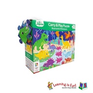 WS JR JIGSAW CARRY AND PLAY PUZZLE-ROARSOME DINOSAURS