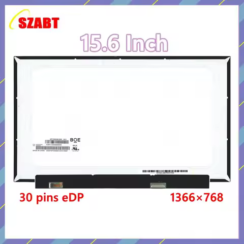 15.6" LCD Display Laptop Screen Matrix NT156WHM-N44 V8.0 B156XTN08.1 NT156WHM-N34 B156XTN08.0 N156BG