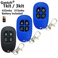 433MHz Remote Control for Autogate electric door Remote Gate Control Alarm Copier 315mhz
