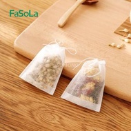 家用一次性玉米纖維抽線泡 | 茶袋茶葉過濾袋 | 空茶包袋-白色 / 茶包袋（100枚入）抽線款