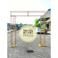 PANEL STOOL BESI 8FT X 8FT