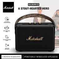 【6 Month Warranty】Original Marshall KILBURN II Speaker Bluetooth Bass Portable Speaker Wireless for IOS/Android/PC Speaker with Mic Hands-free Call Function 20 Hour Battery Life Karaoke Speaker Marshall Speaker KILBURN 2