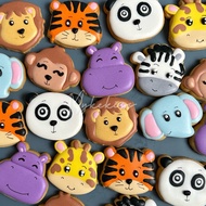 PRE ORDER 2” Mini Sugar Cookies Fancy Cookies icing Cookies Butter Cookies Biskut Custom Cookies