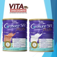 Grosure Sr / Sr Plus Complete Nutrition Powder Vanila / Chocolate (800g) [Exp 06/2027]  [Extra 2 Gif