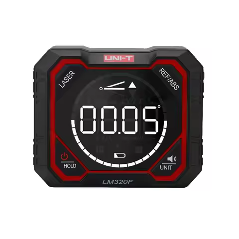 UNI-T LM320F LM320E LM320D Digital Inclinometer Laser Angle Meter 4x90 Absolute Relative Angle Measu