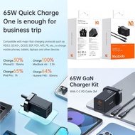 ✔️ MCDODO CH-1552  MCDODO 65W GAN5 MINI FAST CHARGER 👉 65W GAN 👉 WITH TYPEC TO TYPEC CABLE 👉 SUPPORT