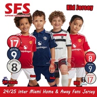 [SFS] Top Quilty 2024-25 MU Jersey Football Soccer Jersey Kid Birthday Festivals Gift Home Away （Top