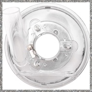 (ZCFJ) Dust Shroud Cover Fits Angle Hand Grinders 80-125mm Clear Vacuum Dust Shroud Dry Grinding Dus