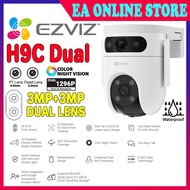 Ezviz H9C Dual Lens (3MP + 3MP) 2K Waterproof Pan/Tilt Two Way Talk Color Night Vision Outdoor Secur