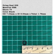 Oring seal Sil Standard USA 009 NBR70 OD 7.24mm x ID 8.84mm x CS 1.78mm