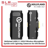 Hollyland LARK C1 Wireless Microphone System with Lightning / USB-C Connector for iOS Devices (Black, 2.4 GHz)
