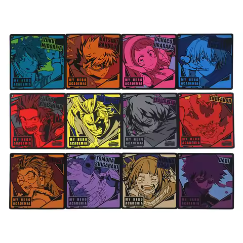 My Hero Academia Anime Bakugou Katsuki Midoriya Izuku Dabi Hawks Rubber Keychain Ornament Toys Colle