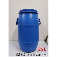 ✨SECOND HAND✨ HDPE Drum Blue 25L Bekas Air Biru / Tong Air