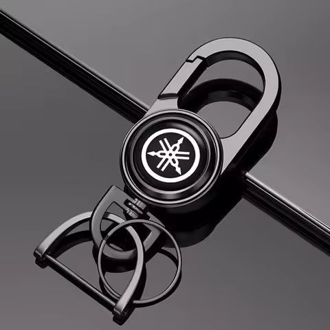 Alloy Metal Key Chain Car Motorcycle Key Ring Men's Key Ring For MT09 MT10 YZF R1 R3 R6 FZ1 FZ8 Auto