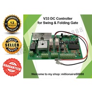 High Quality V33 DC Controller Panel Board PCB with Built In Receiver 433 for Swing / Folding Gate -