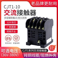 10A AC Contactor CJT1-10 CJ10-10A 380V 220V 36V All Copper Coil Silver Dot Ready Stock Ready Stock