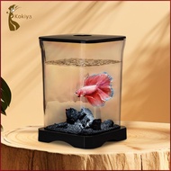[kokiya] Fish Tank Breeding Tank Small Lanskap Perairan Tank for Home Tabletop Gecko Lizards
