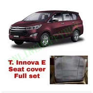 TOYOTA INNOVA E FULL SET CAR SEAT COVER 90%FIT FULL COVER WATERPROOF PVC